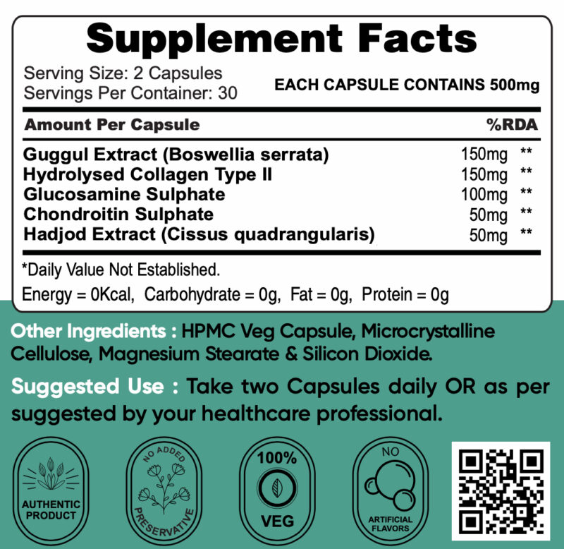 Joint Health Capsule – Knee Joint | Bone Health flexibility | Cartilage Repair - Image 3