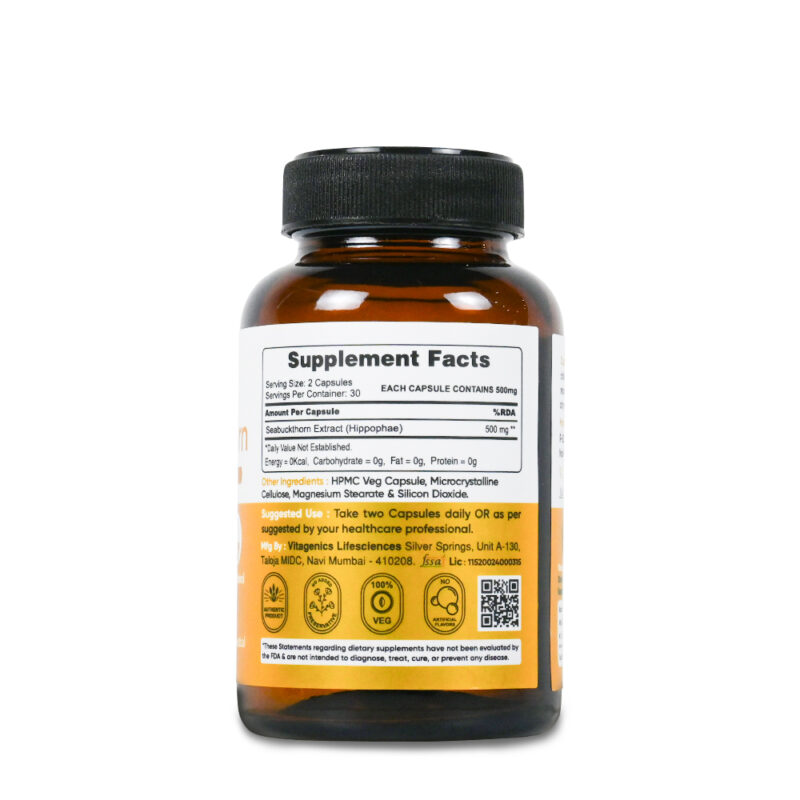 Seabuckthorn – immune supplement | Brain Health | Skin ,Cholesterol care - Image 2